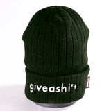 Giveashi*t winter hat - GREEN!!!