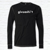 GIVEASHI*T logo thermal long sleeve T-shirt