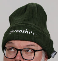 Giveashi*t winter hat - GREEN!!!