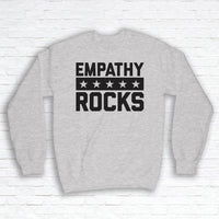 Empathy Rocks by Scot Westwater - Crew Neck Sweatshirt