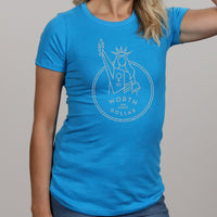 Worth The Whole Dollar by Lauren Tarbox (womens cut- available in black or turquoise)